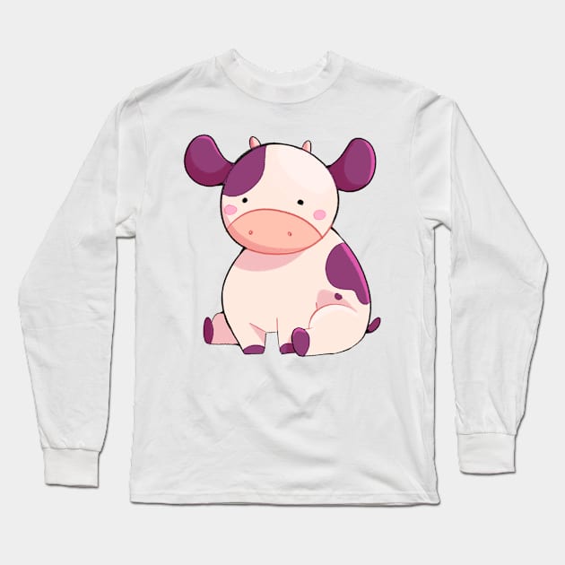 Baby Cow Long Sleeve T-Shirt by SonataStar